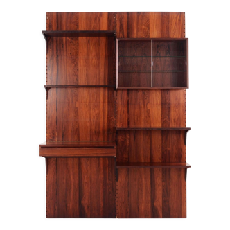 Rosewood system bookcase, Danish design, 1960s, designer: Poul Cadovius
