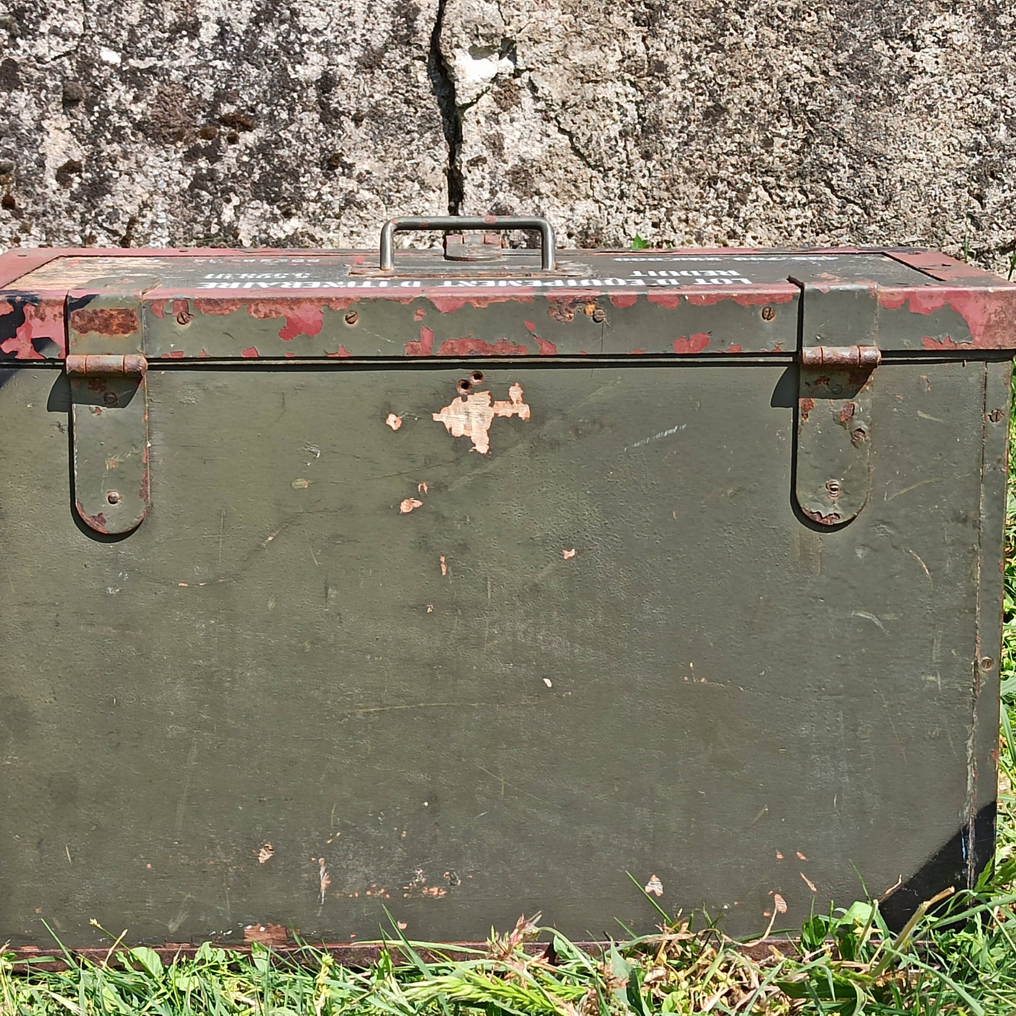 Trunk chest military bench 50s militaria
