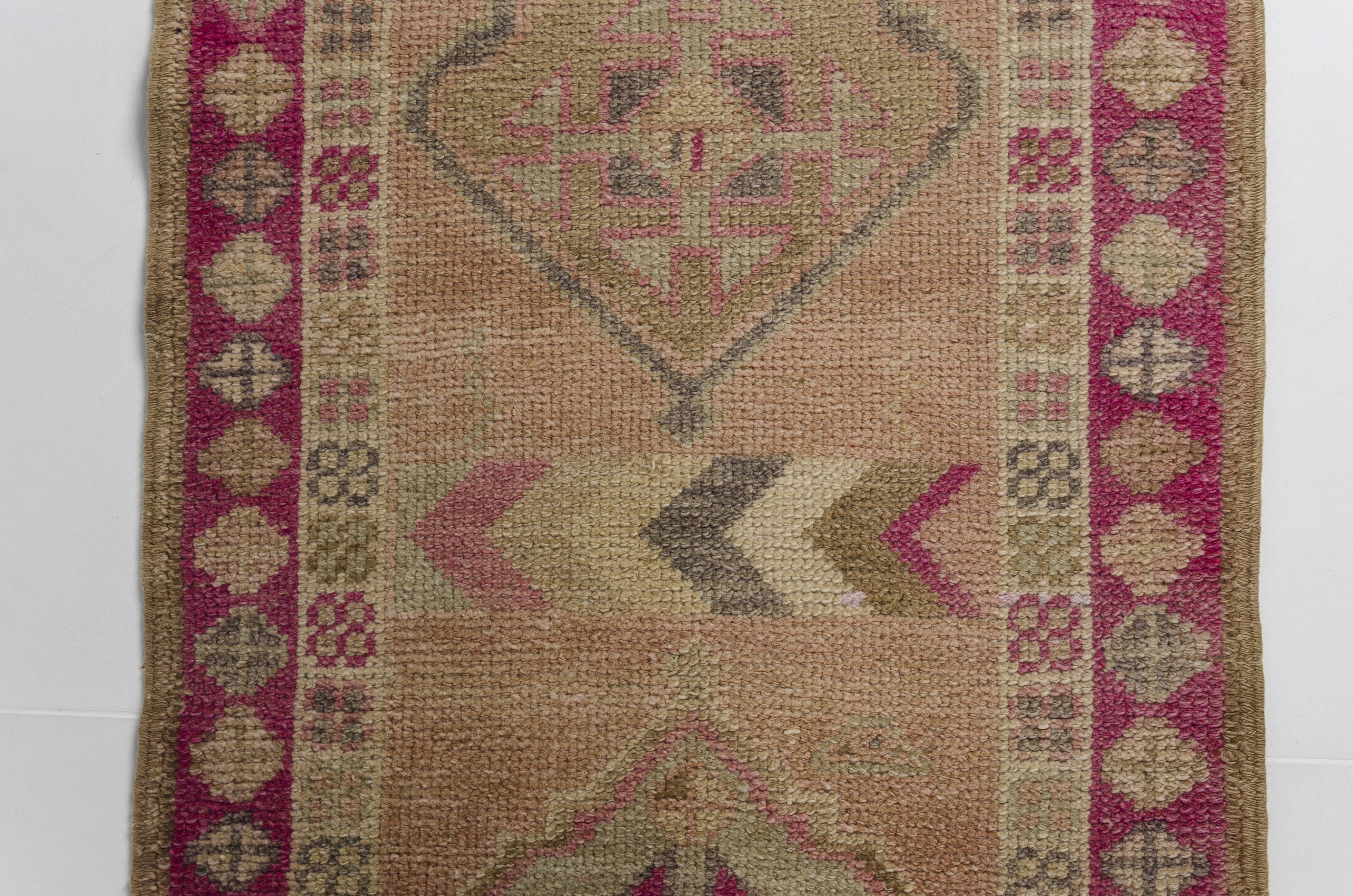 Anatolian Antique Hallway Runner Rug