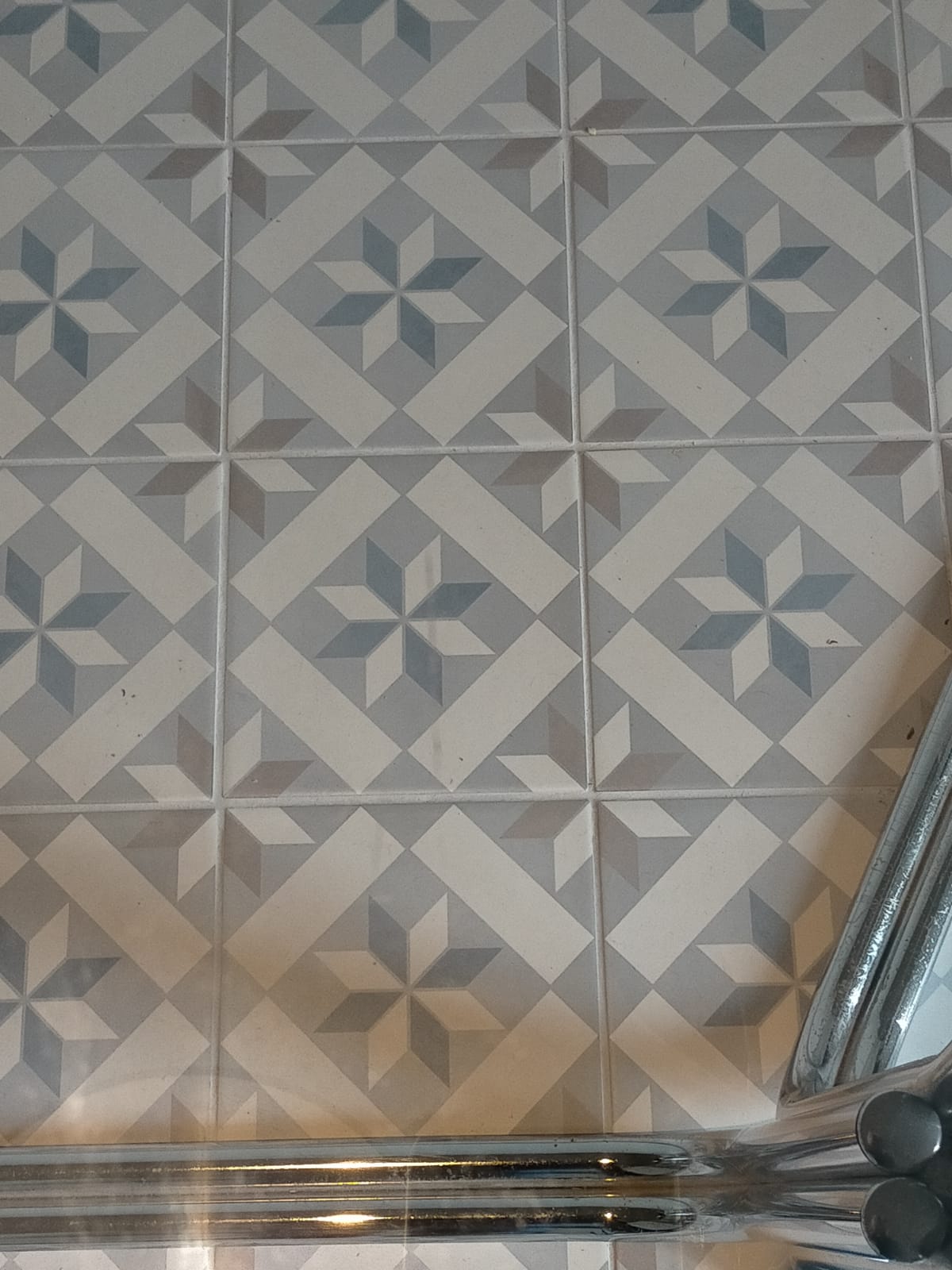 Vintage design glass table