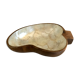 Teak and vintage mother-of-pearl pockets