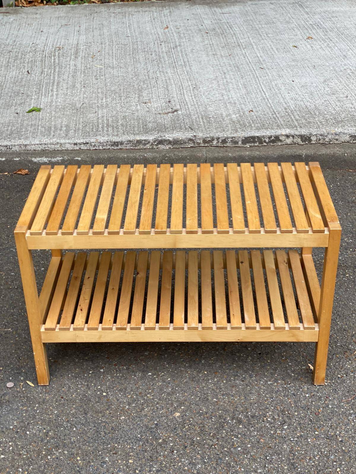 Scandinavian solid wood bench - Ikea Molger