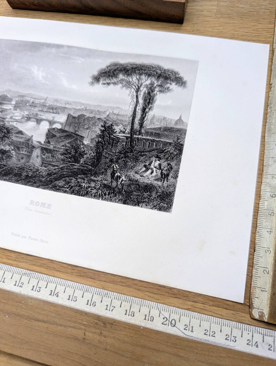 Gravure de Rome, 1841