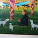 Oil painting on canvas Cesare Marchesini (Monza 1939) - Naive