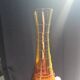 Petit vase soliflore vintage verre ambre