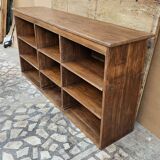 Old Burmese teak shop counter