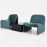 Chairs + Alky table by Giancarlo Piretti for Anonima Castelli, 1970s