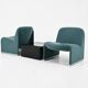 Chairs + Alky table by Giancarlo Piretti for Anonima Castelli, 1970s
