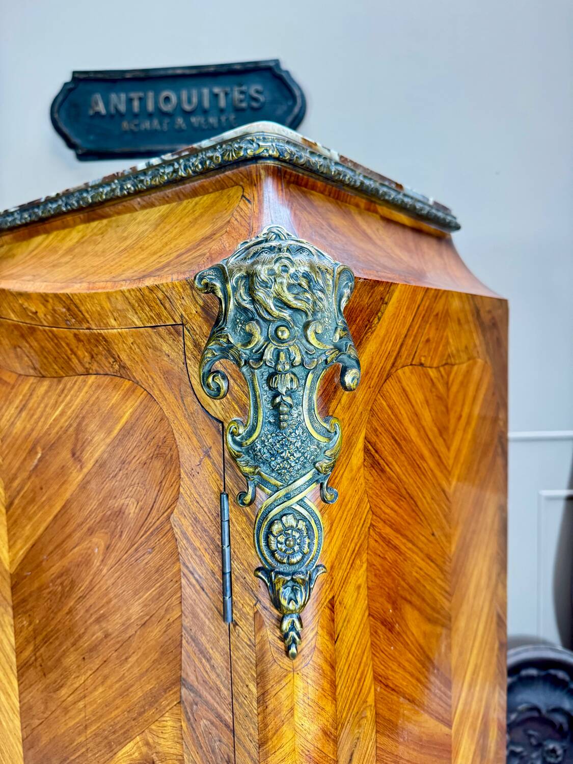 Maison Jansen, Louis XV Style Marquetry Bookcase Stamped XI