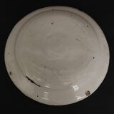 Moustiers earthenware plate, early 19th century