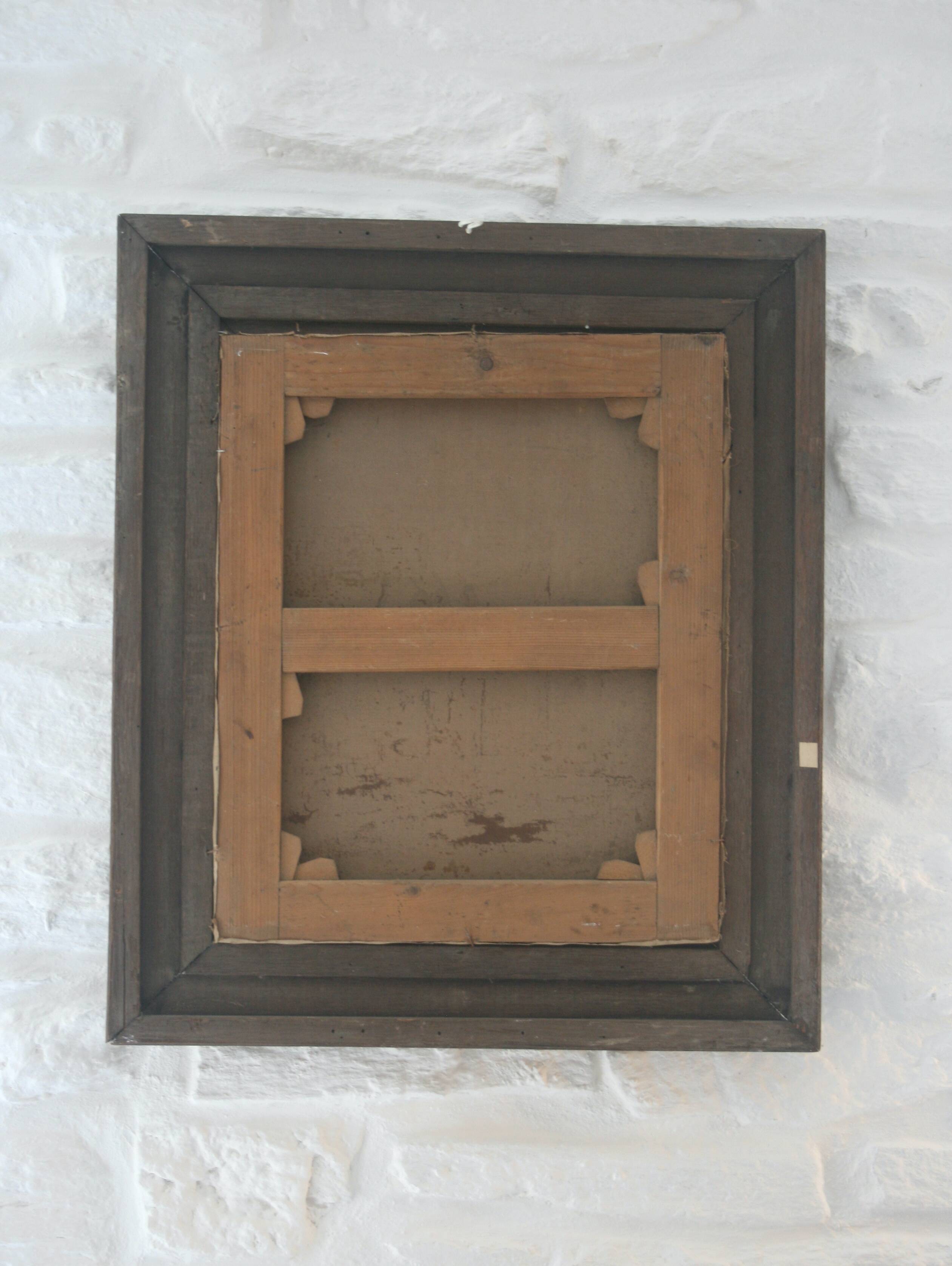 Oil on canvas, Brittany, Breton school, HR, 19th century