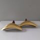 Josep Lluscà halogen wall light for Arteluce "Servul" in brass and wood