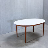 Vintage oval dining table, 1960