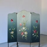 Art Nouveau hand-painted fireplace screen | 1920s