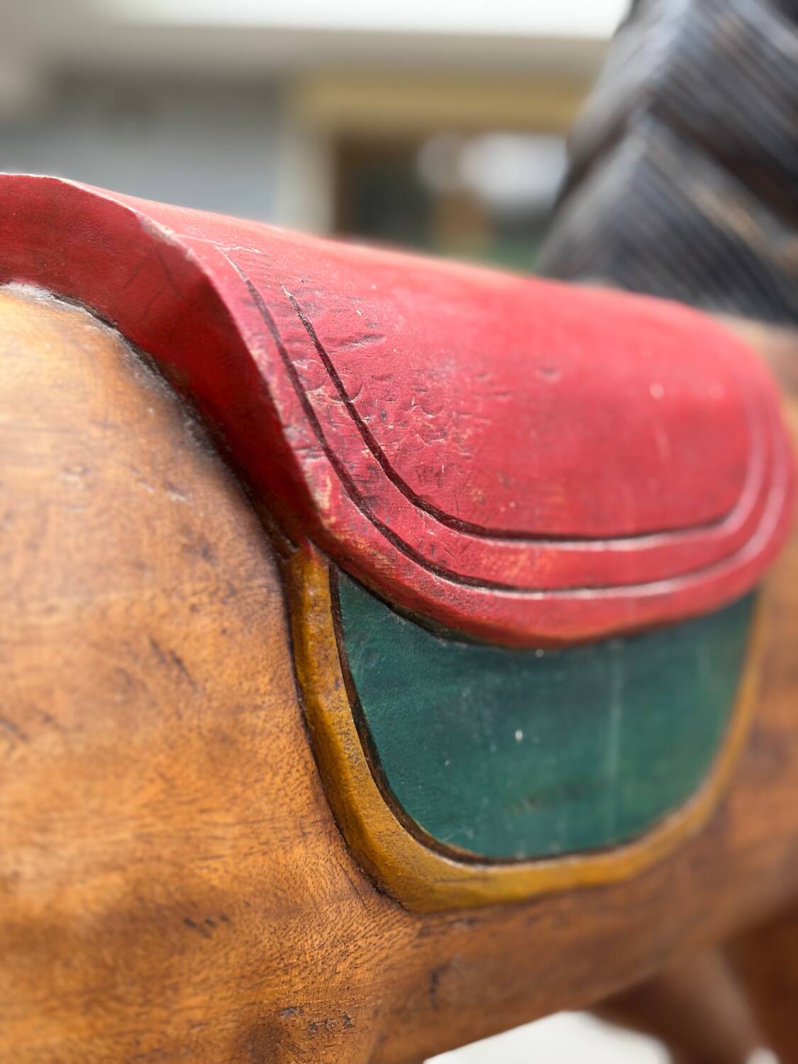 Antique rocking horse