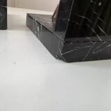 Pair of Art Deco marble bookends