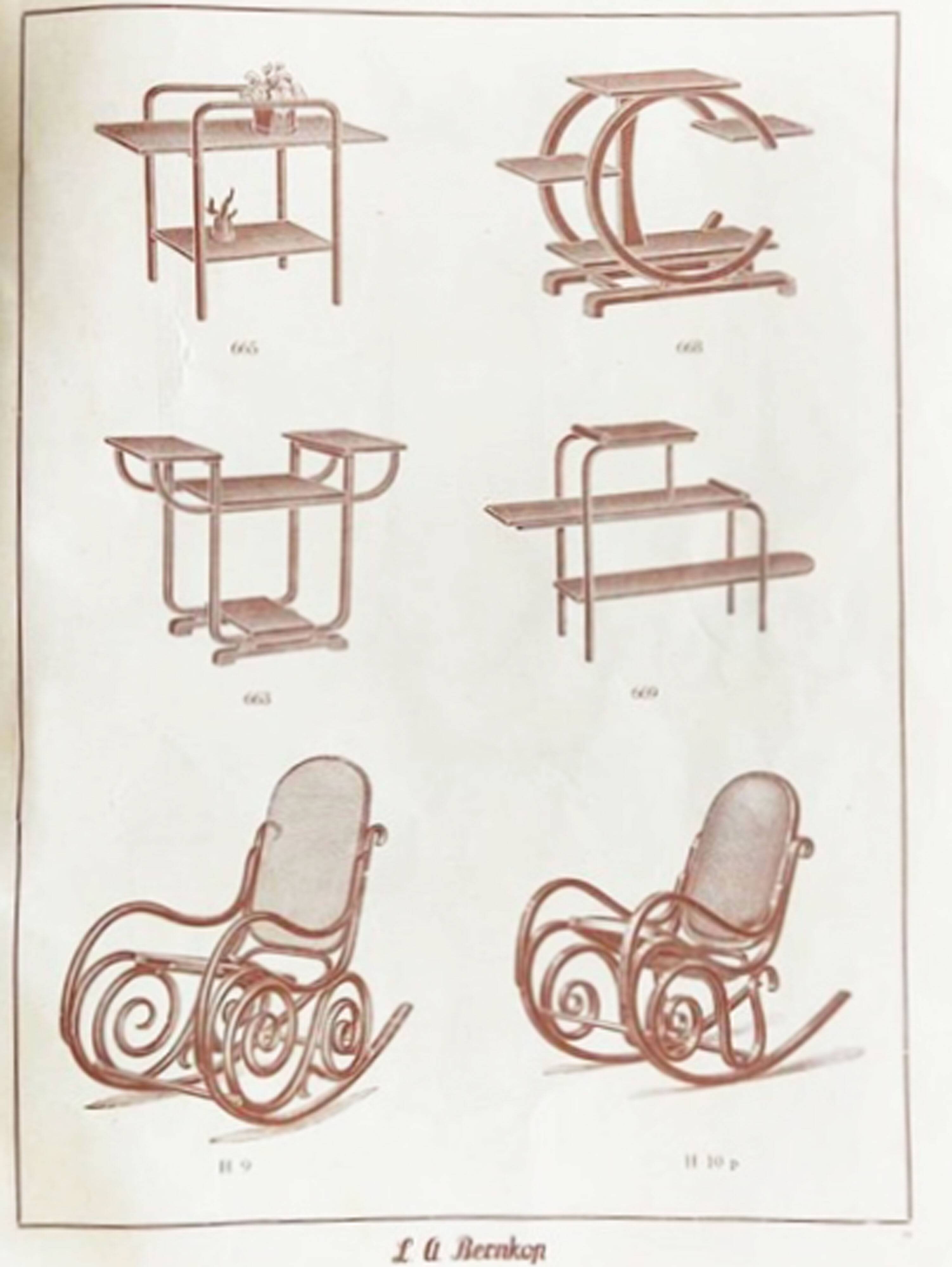 Red Modernist Flower Stand