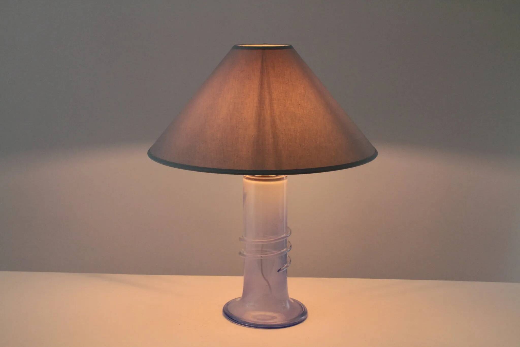 Studio Crystal Table Lamp by Hannelore Dreutler / Studio Åhus for Ateljé Lyktan, Sweden, 1983