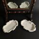 Meissen porcelain shell-shaped bowls, early 19th century, Germany