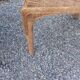 Fauteuil rotin et table basse rotin design des années 70