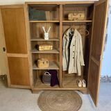 Parisian wardrobe in solid oak