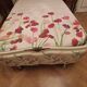 Bed frame with slatted base and mattress