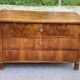 Vintage Louis Philippe walnut commode from the 19th century.