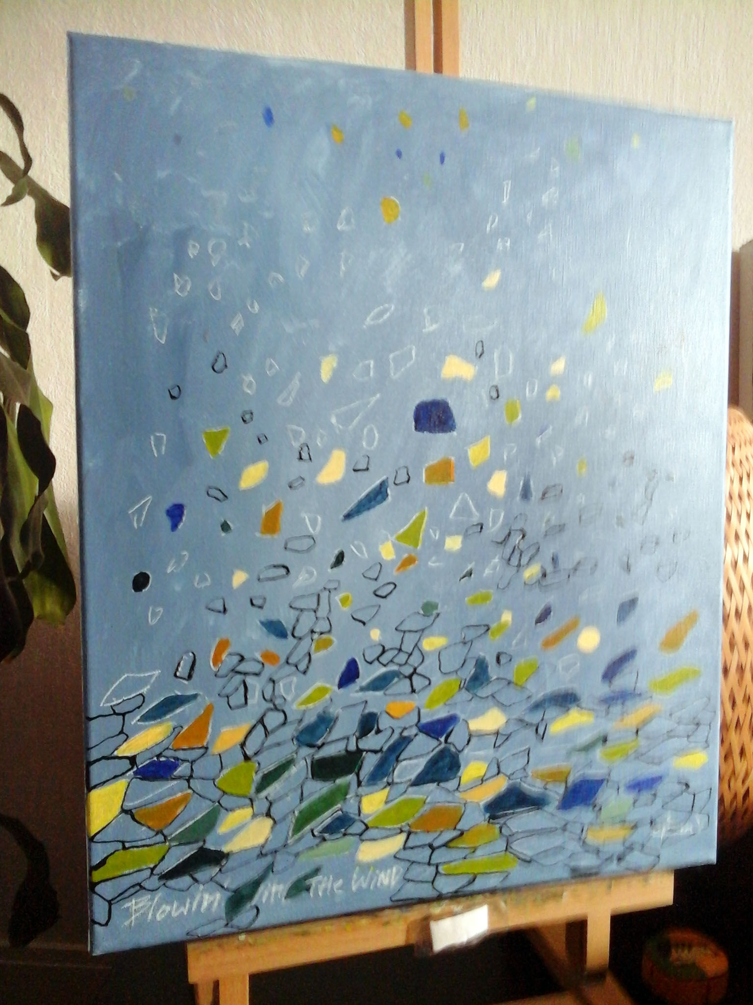 "blowin in the wind" acrylic