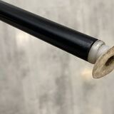 Eames Herman Miller vintage 70s blue vinyl fiberglass chair