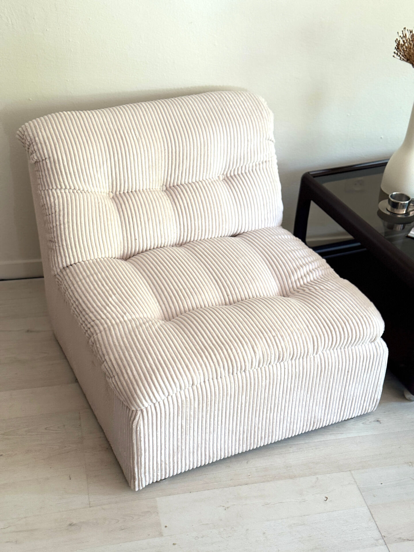 Vintage lounge chair modular seat 1970