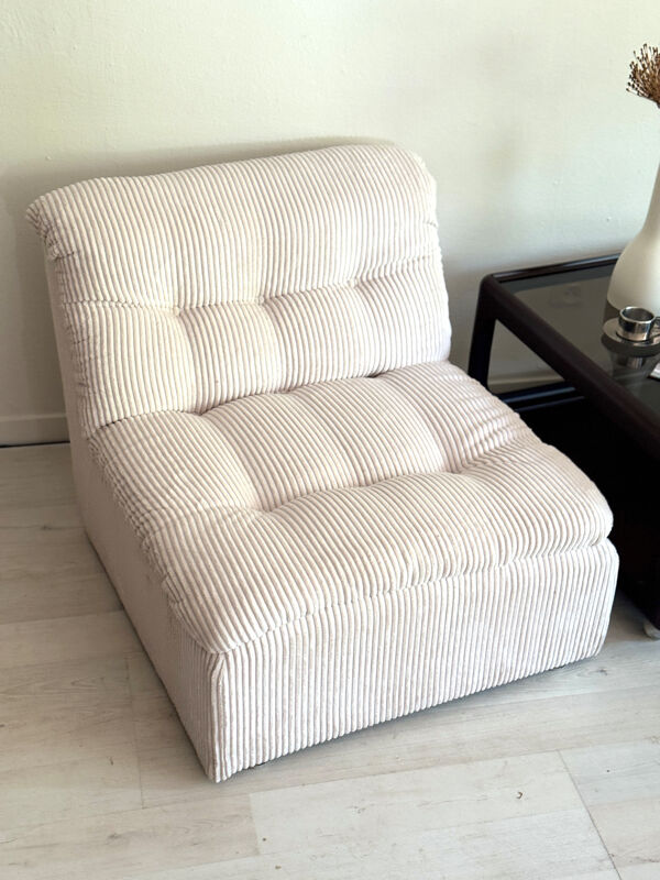 Fauteuil lounge vintage siège modulaire 1970
