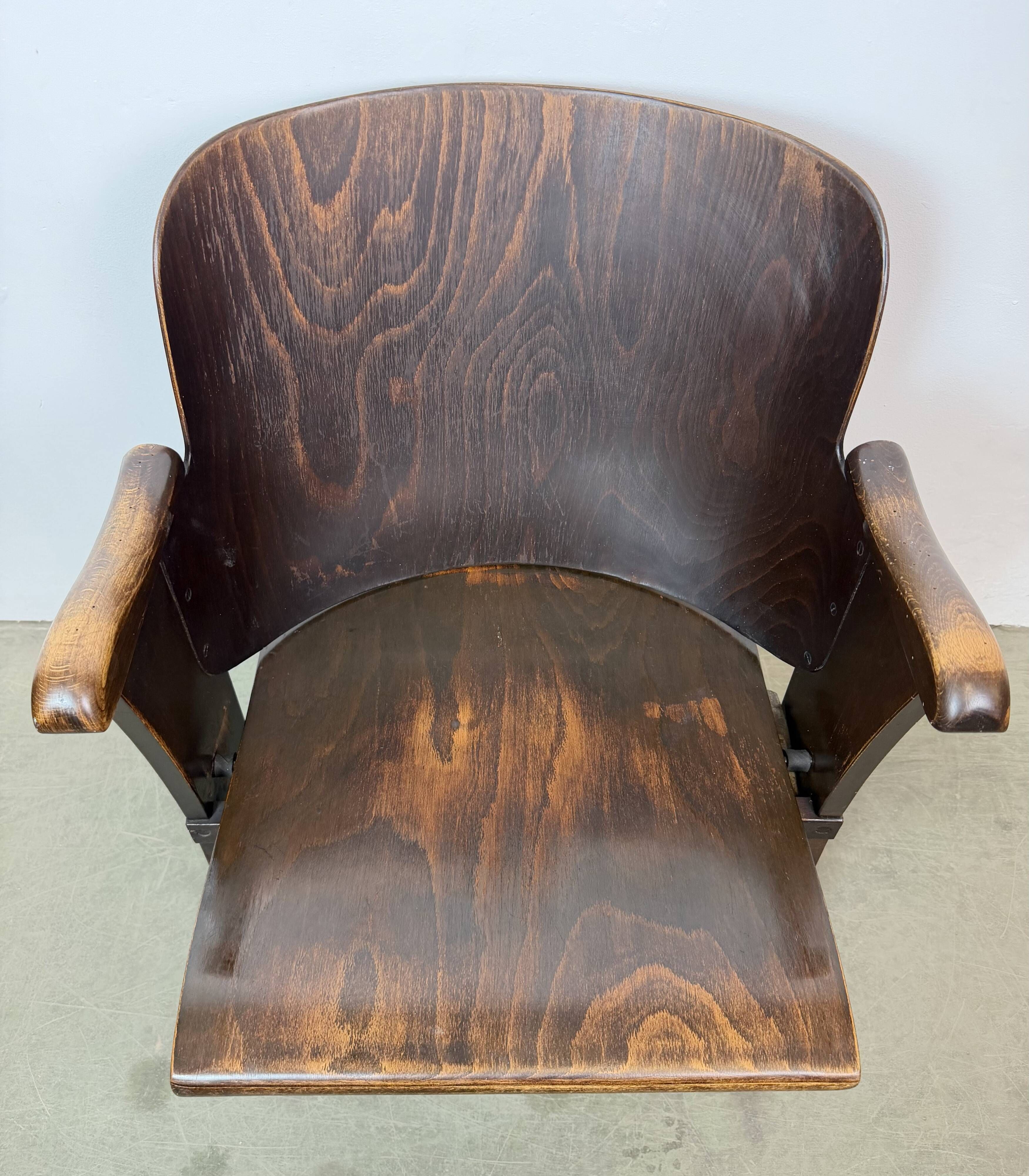 Vintage Cinema or Theatre Seat from Thonet, 1950s