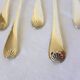 6 silver-plated forks hallmarked by the Liberty goldsmith, shell model 2106253