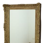 Mirror in antique gold frame classic baroque style pine gold leaf 57x46cm