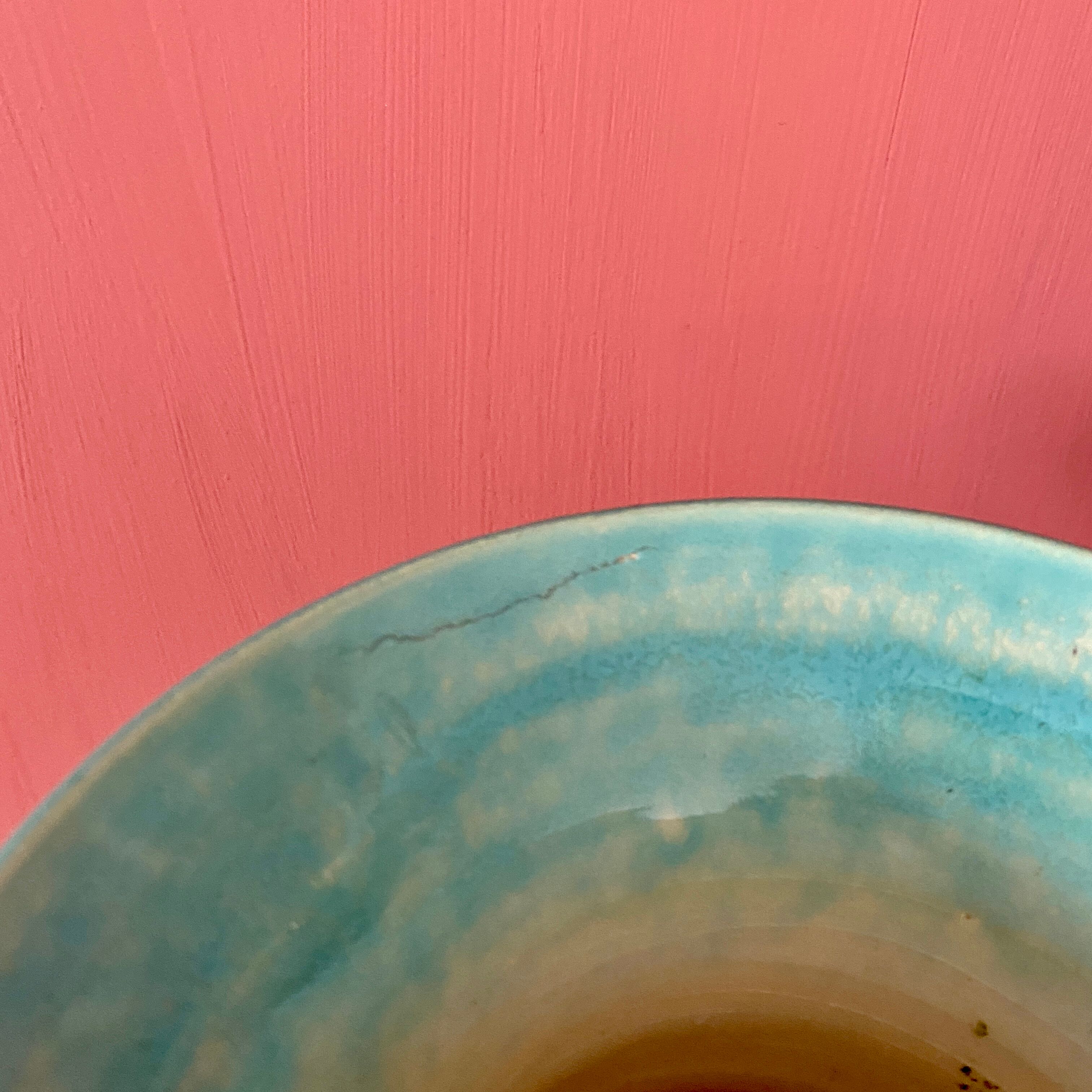 Set of two vintage art deco ceramic vases