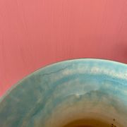 Set of two vintage art deco ceramic vases