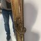 Louis XV style mirror in wood and gilded stucco, 19th century
