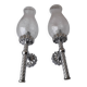 Pair of Keuco wall lights