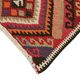 Turkish Handwoven Vintage Herki Kilim 83 cm x 322 cm