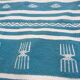 Carpet blue berber kilim made by hand 200x115cm