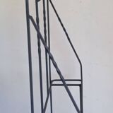 Large modernist wrought iron cloakroom from the 1950s.