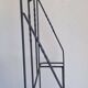 Large modernist wrought iron cloakroom from the 1950s.