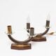 Pair of art deco style bedside lamps circa 1940