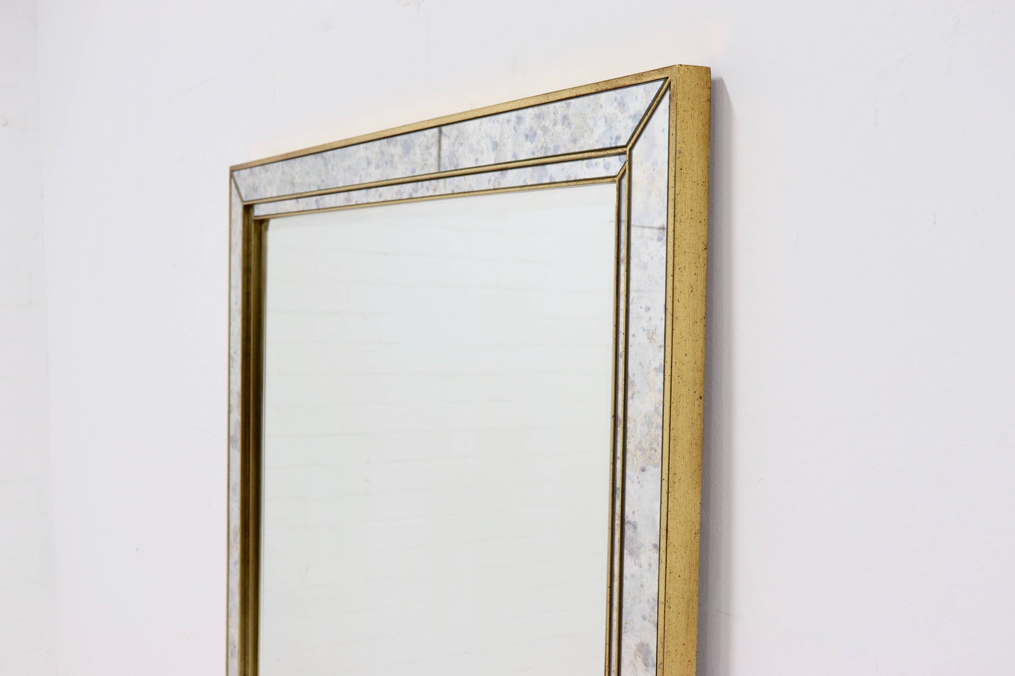 XXL Luxury Mirror by DeKnudt Belgium 1980s