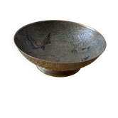 Engraved brass bowl - ducks