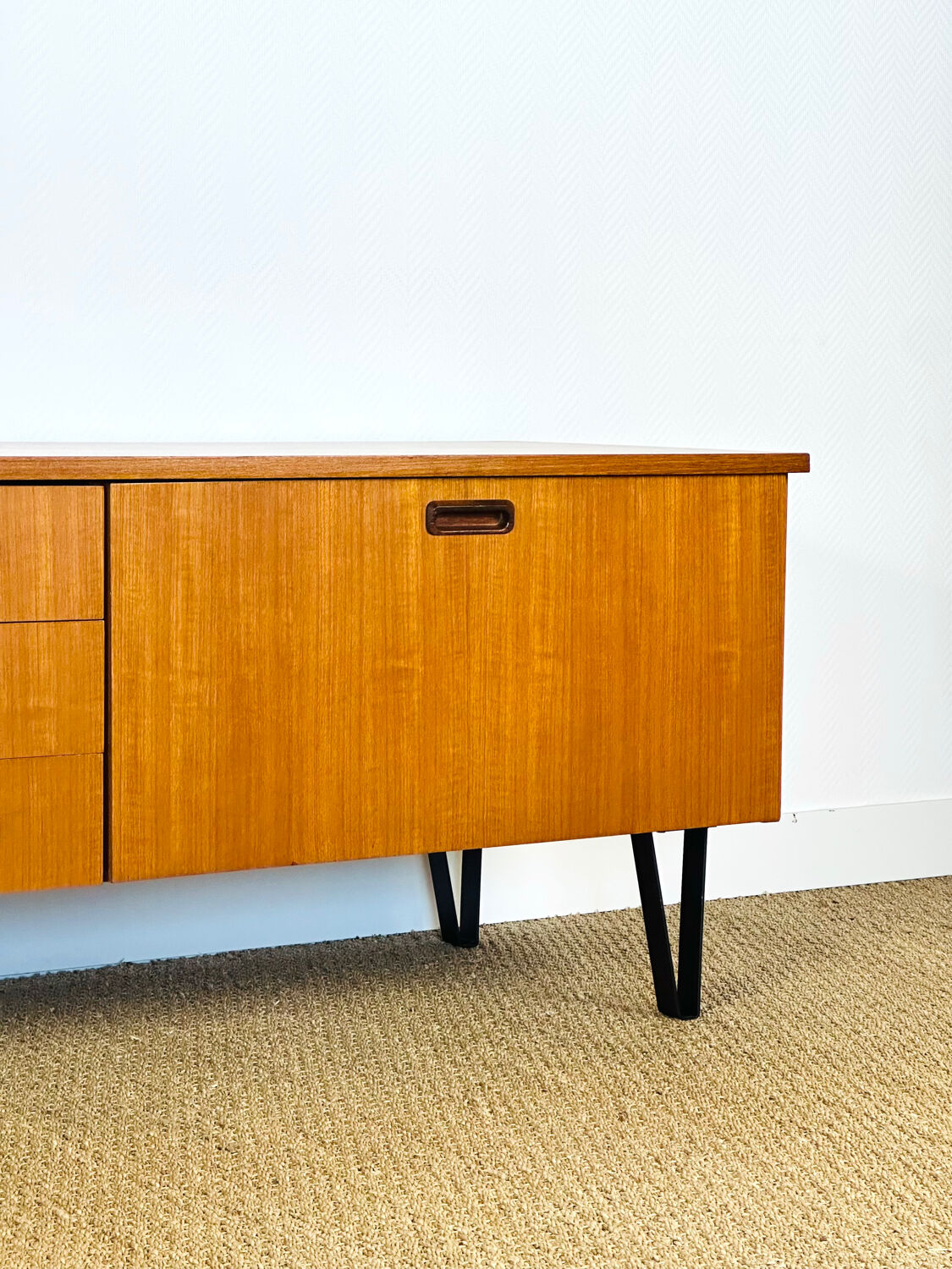 Scandinavian teak sideboard from the 1960s.