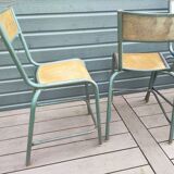 Set of 10 Mullca school high chairs
