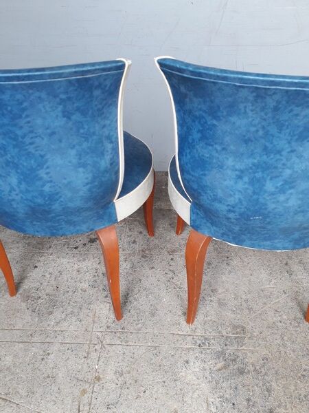 Pair of hairdresser chairs era art deco 1930