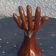 Hand vase in flamed enamelled ceramic stamped vintage vallauris