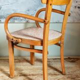 Fauteuil enfant  en bois courbé ancien